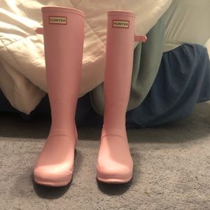 Pink Hunter Rainboots